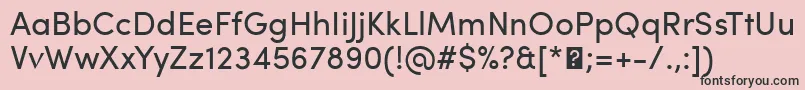 More about SofiaProRegular Font SofiaProRegular Font – Black Fonts on Pink Background