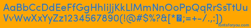 Lisätietoja SofiaProRegular-fontista SofiaProRegular-fontti – siniset fontit oranssilla taustalla