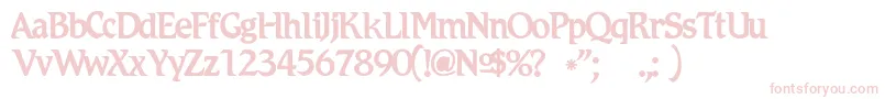 Romicc Font – Pink Fonts on White Background