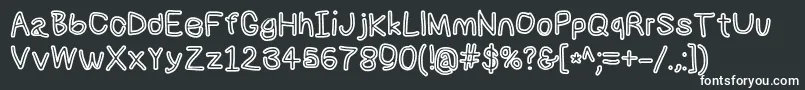 Numbbunnybdout Font – White Fonts