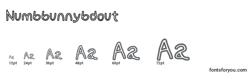 Numbbunnybdout Font Sizes