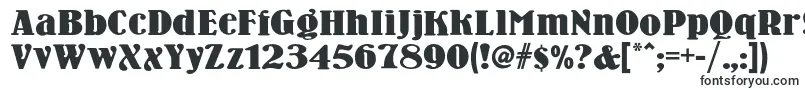 Шрифт Woodennickelnf – контурные шрифты