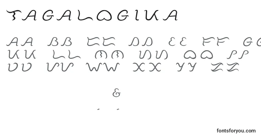 Tagalogikaフォント–アルファベット、数字、特殊文字