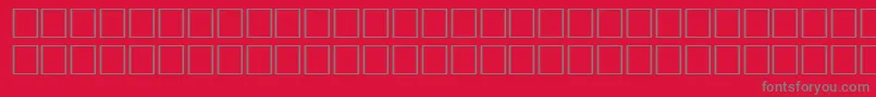Alawi355 Font – Gray Fonts on Red Background