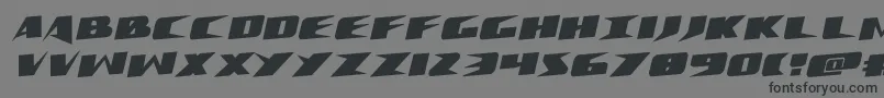 Crimesyndicaterotate Font – Black Fonts on Gray Background