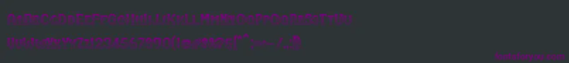 Подробнее о шрифте RmSerifancy Шрифт RmSerifancy – фиолетовые шрифты на чёрном фоне