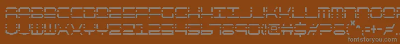 Шрифт QuickquickCondensed – серые шрифты на коричневом фоне