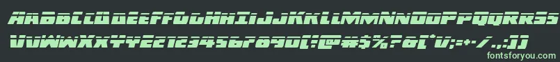 More about Darkalliancelaserital Font Darkalliancelaserital Font – Green Fonts on Black Background