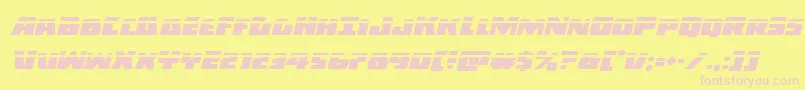 fuente Darkalliancelaserital – Fuentes Rosadas Sobre Fondo Amarillo