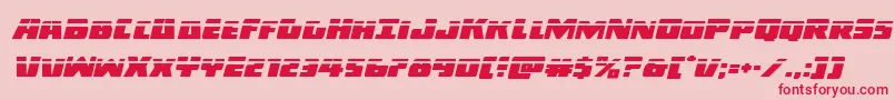 Darkalliancelaserital Font – Red Fonts on Pink Background