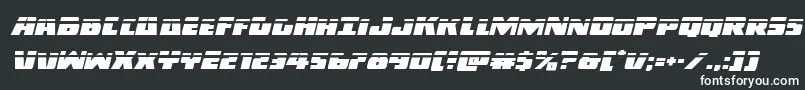 Darkalliancelaserital Font – White Fonts