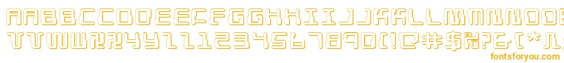 DroidLover3DExpanded Font – Orange Fonts