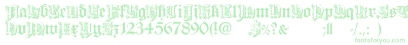 DearestOpen Font – Green Fonts on White Background