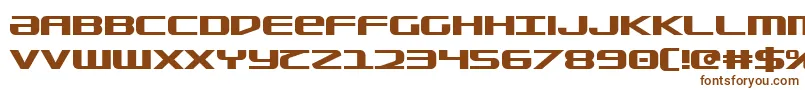 Sdf Bold-fontti – ruskeat fontit valkoisella taustalla