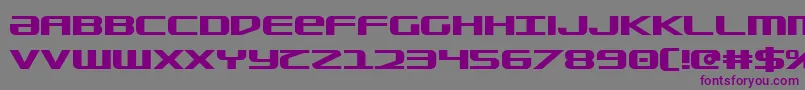 Sdf Bold-fontti – violetit fontit harmaalla taustalla