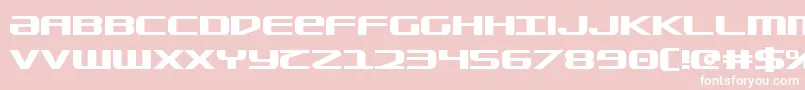 Sdf Bold Font – White Fonts on Pink Background