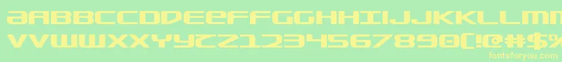 Sdf Bold Font – Yellow Fonts on Green Background