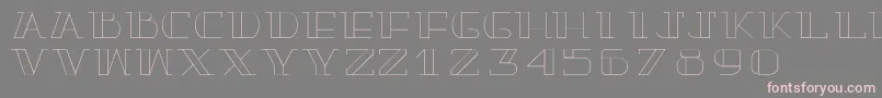 Шрифт Truelove – розовые шрифты на сером фоне