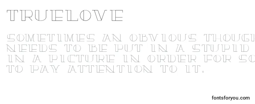 Шрифт Truelove