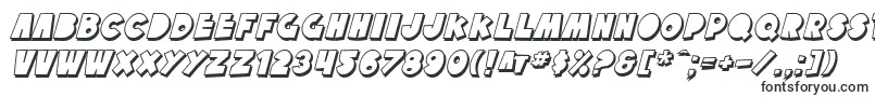SfTattleTalesShadowItalic Font – Black Fonts on White Background