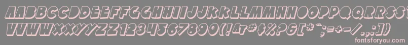 SfTattleTalesShadowItalic Font – Pink Fonts on Gray Background