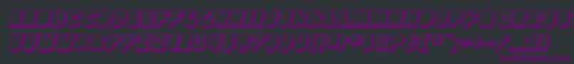 SfTattleTalesShadowItalic Font – Purple Fonts on Black Background
