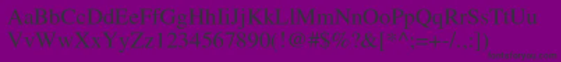 Agteutonicac Font – Black Fonts on Purple Background