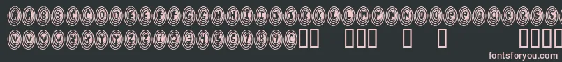 Spiro Font – Pink Fonts on Black Background