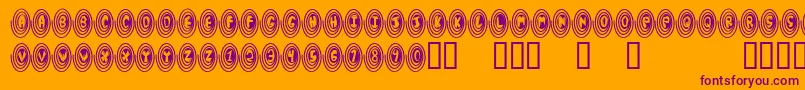 More about Spiro Font Spiro Font – Purple Fonts on Orange Background