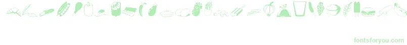 Weitere Informationen zur Food-Schriftart Food-Schriftart – Grüne Schriften