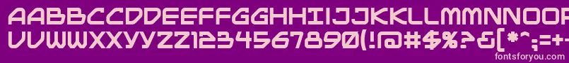 Mainbrg Font – Pink Fonts on Purple Background