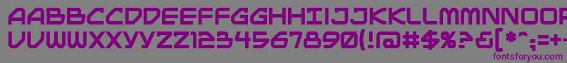 Mainbrg Font – Purple Fonts on Gray Background