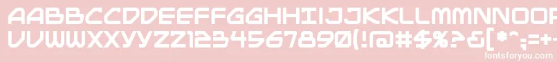 Mainbrg Font – White Fonts on Pink Background