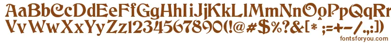 JmhCthulhumbus-fontti – ruskeat fontit