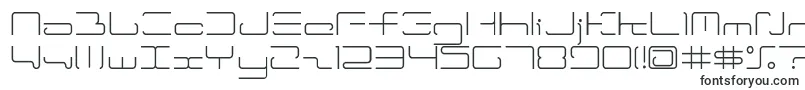 Шрифт Ltr04 – высокотехнологичные шрифты