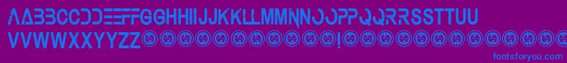 Lisätietoja Underauthority-fontista Underauthority-fontti – siniset fontit violetilla taustalla