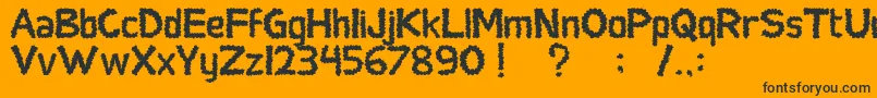 More about SocialMonster Font SocialMonster Font – Black Fonts on Orange Background