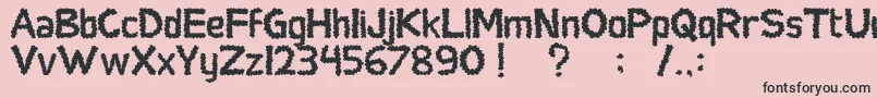 More about SocialMonster Font SocialMonster Font – Black Fonts on Pink Background