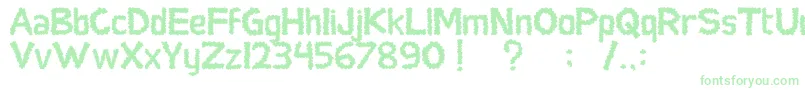 SocialMonster Font – Green Fonts on White Background