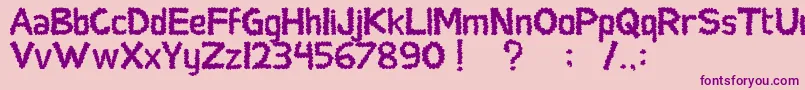 More about SocialMonster Font SocialMonster Font – Purple Fonts on Pink Background