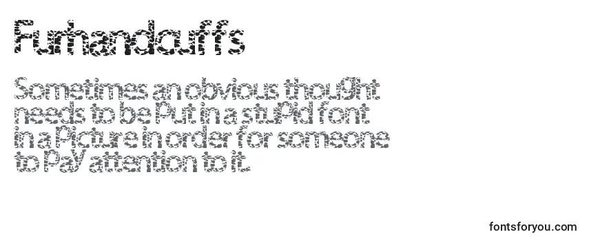 Review of the Furhandcuffs Font