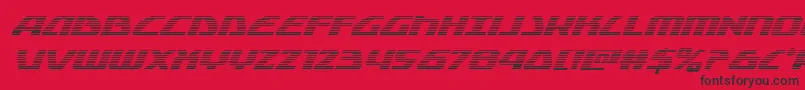 Globaldynamicsgradital Font – Black Fonts on Red Background