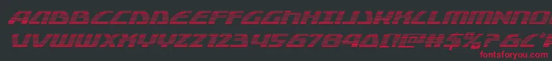 Globaldynamicsgradital Font – Red Fonts on Black Background