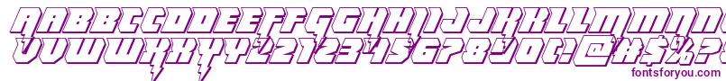 Thundertitan3D Font – Purple Fonts