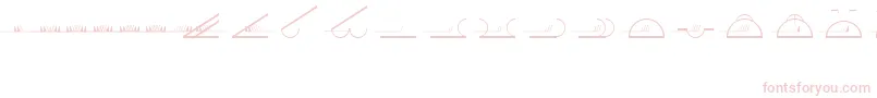 Weitere Informationen zur EsriMeteorological01-Schriftart EsriMeteorological01-Schriftart – Rosa Schriften auf weißem Hintergrund