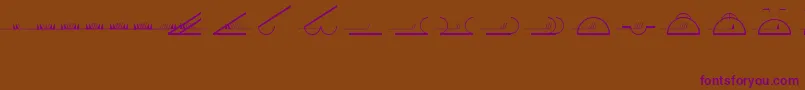 More about EsriMeteorological01 Font EsriMeteorological01 Font – Purple Fonts on Brown Background
