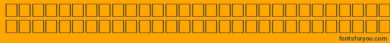 McsHor1SIAbrade2000 Font – Black Fonts on Orange Background
