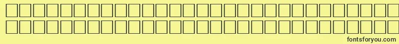 McsHor1SIAbrade2000 Font – Black Fonts on Yellow Background
