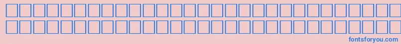 McsHor1SIAbrade2000 Font – Blue Fonts on Pink Background