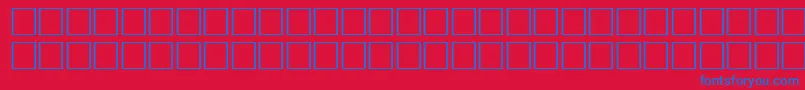 McsHor1SIAbrade2000 Font – Blue Fonts on Red Background